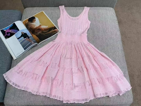 Alaia платье женские розовые премиум 689196DK