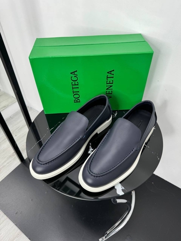 Bottega Veneta лоферы мужские натуральная кожа летние весенние / осенние синие премиум 971936LA