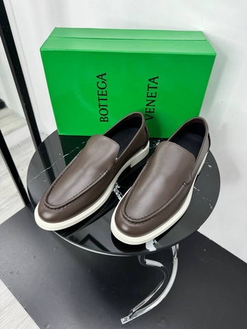 Bottega Veneta лоферы мужские натуральная кожа летние весенние / осенние коричневые премиум 675479DH
