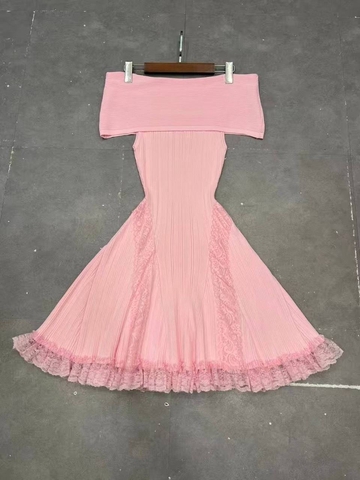 Alaia платье женские розовые премиум 536769VQ