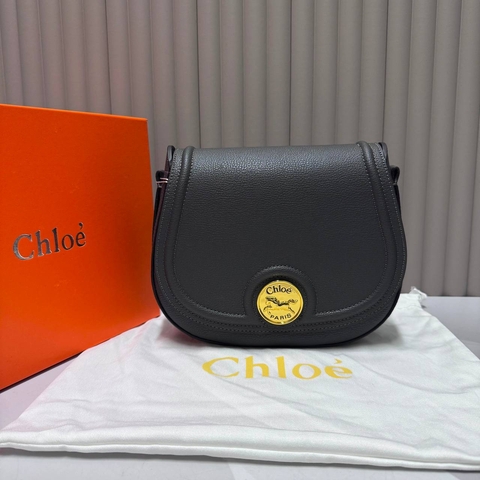 Chloe сумка женские натуральная кожа серые люкс 976929QE