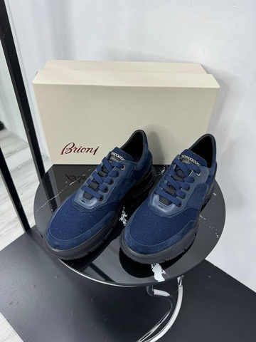 Brioni кроссовки артикул 927553IG в интернет-магазине «GLOBESTYLE»