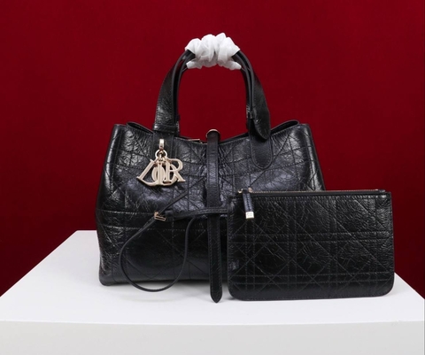 Dior сумка женские натуральная кожа черные премиум 408908AF