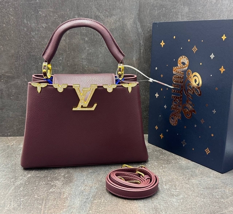 Louis Vuitton сумка женские натуральная кожа бордовые люкс 239704QX