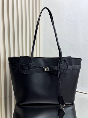Balenciaga сумка женские натуральная кожа черные люкс 287184IP