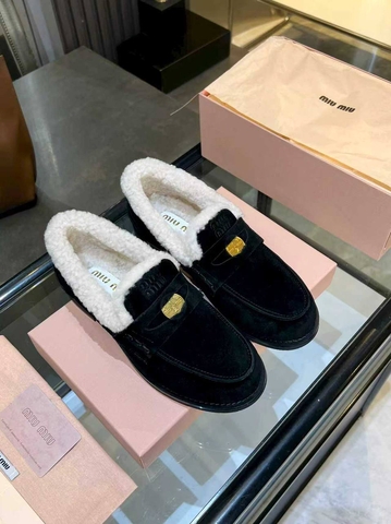 Miu Miu лоферы артикул 875777ON в интернет-магазине «GLOBESTYLE»