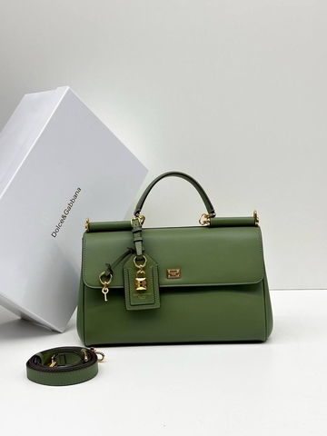 Dolce & Gabbana сумка женские натуральная кожа зеленые люкс 523659TW