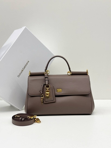 Dolce & Gabbana сумка женские натуральная кожа коричневые люкс 698352IP
