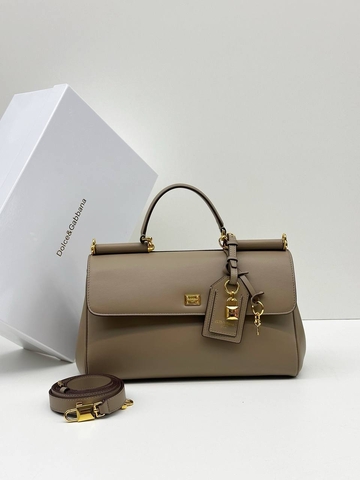 Dolce & Gabbana сумка женские натуральная кожа коричневые люкс 704455WV