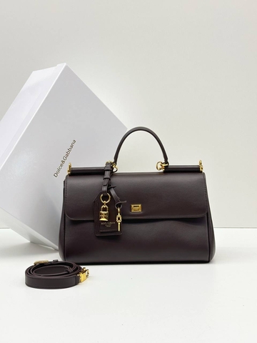 Dolce & Gabbana сумка женские натуральная кожа коричневые люкс 807076UL