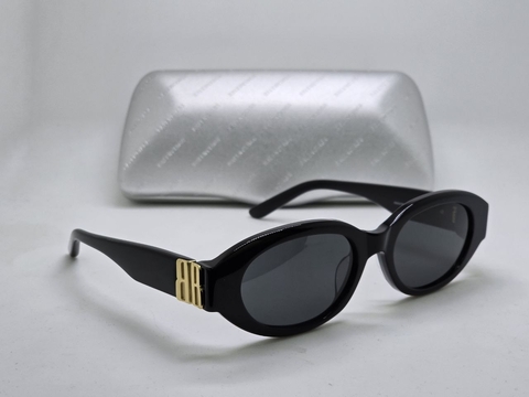 Balenciaga очки женские черные премиум 190661LK