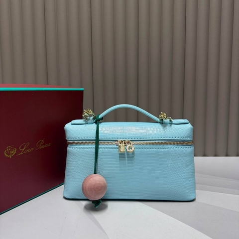 Loro Piana сумка женские натуральная кожа голубые премиум 632902XS