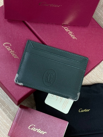 Cartier картхолдер натуральная кожа зеленые премиум 307830YL