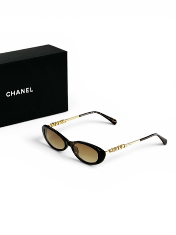 Chanel очки женские черные премиум 420009FL