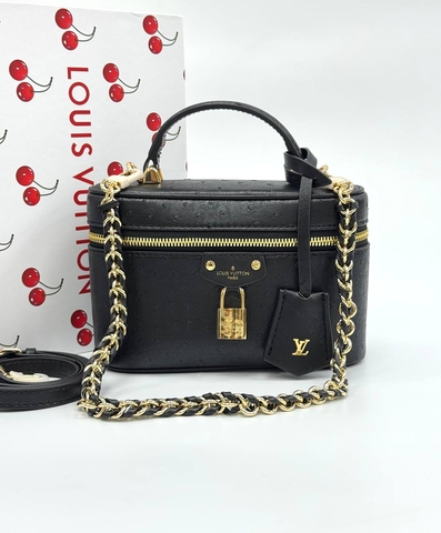 Louis Vuitton сумка женские натуральная кожа черные люкс 852174ZE