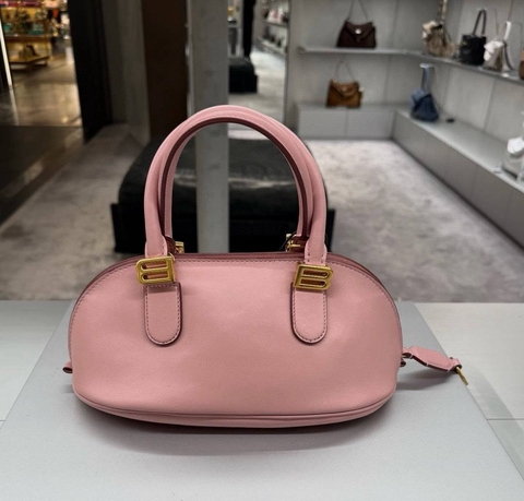 Balenciaga Balero сумка женские натуральная кожа розовые премиум 580357LH
