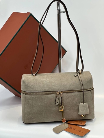 Loro Piana сумка женские натуральная замша бежевые люкс 626098SH