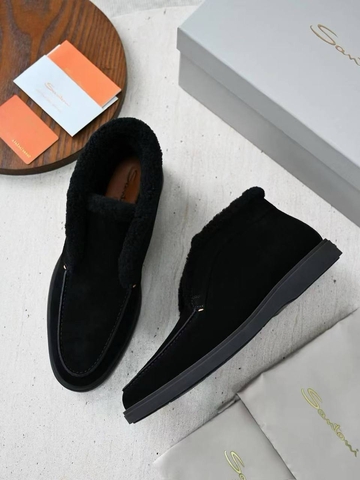 Santoni лоферы артикул 611541NV в интернет-магазине «GLOBESTYLE»