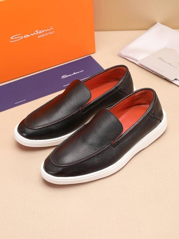 Santoni лоферы артикул 813878NB в интернет-магазине «GLOBESTYLE»