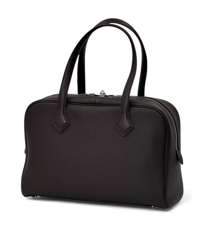 Hermes Victoria сумка женские натуральная кожа коричневые премиум 158135OA