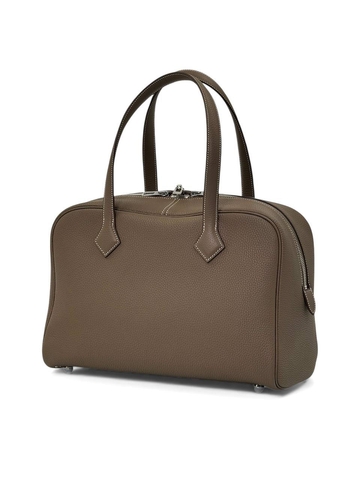 Hermes Victoria сумка женские натуральная кожа коричневые премиум 691783KC