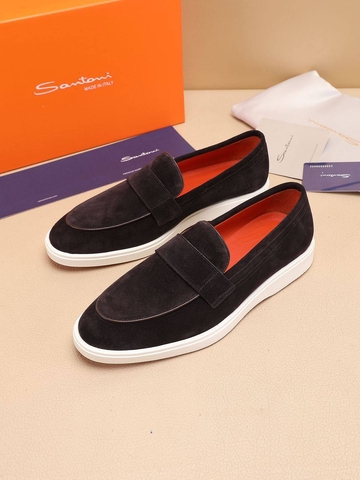 Santoni лоферы артикул 337102LC в интернет-магазине «GLOBESTYLE»