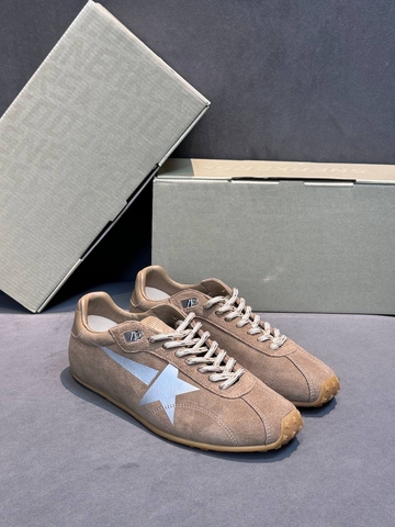 Golden Goose кроссовки женские натуральная замша весенние / осенние бежевые премиум 806450JP