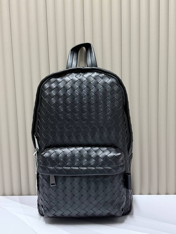 Bottega Veneta рюкзак мужские женские натуральная кожа черные люкс 880257LK