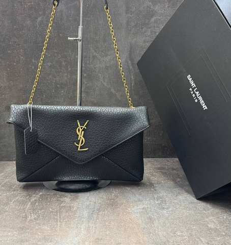 Yves Saint Laurent сумка женские натуральная кожа черные люкс 772895ZD