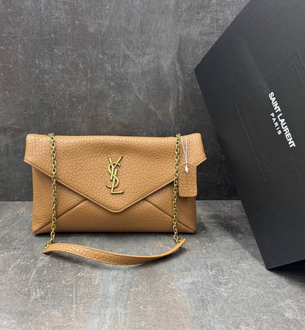 Yves Saint Laurent сумка женские натуральная кожа оранжевые люкс 107829II