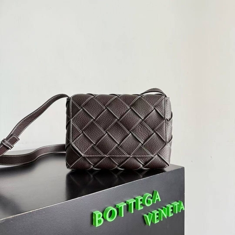 Bottega Veneta сумка мужские натуральная кожа коричневые премиум 807613FH