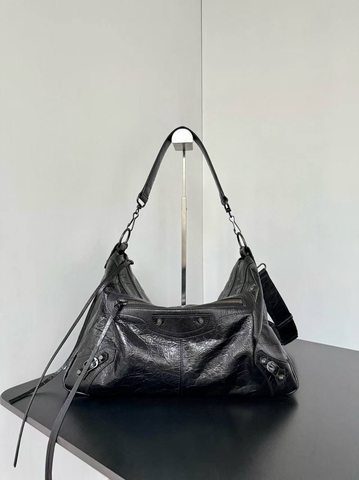 Balenciaga сумка женские натуральная кожа черные премиум 288175YQ