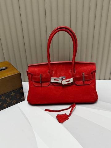 Hermes сумка женские нубук красные люкс 977750WP