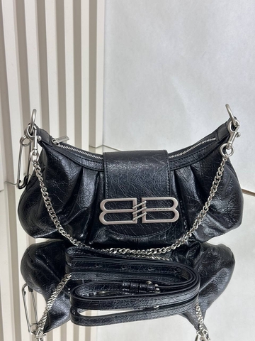 Balenciaga сумка женские натуральная кожа черные люкс 865913QH