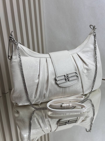 Balenciaga сумка женские натуральная кожа белые люкс 659671VL
