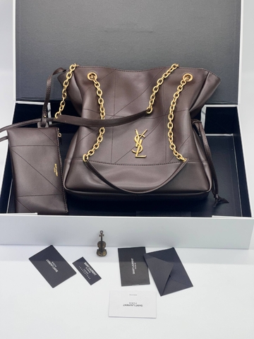 Yves Saint Laurent сумка женские натуральная кожа коричневые люкс 524876TE