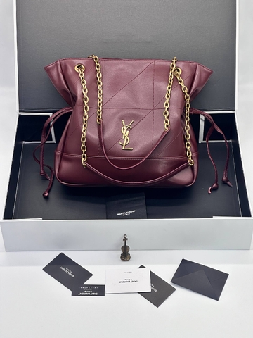 Yves Saint Laurent сумка женские натуральная кожа бордовые люкс 683462DE