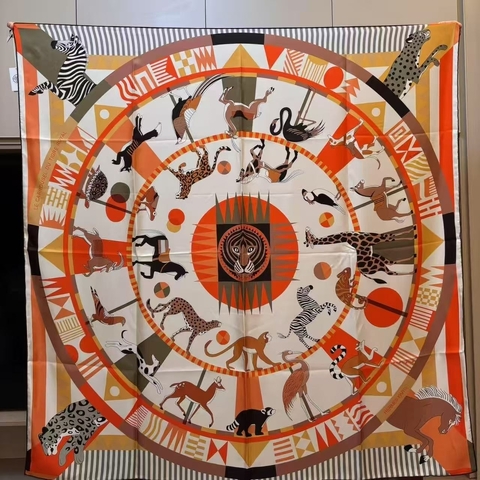 Hermes платок артикул 138627SY в интернет-магазине «GLOBESTYLE»