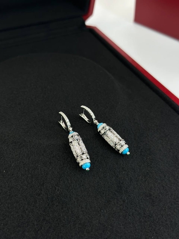 Cartier Geometry & Contrast серьги артикул 177038CY в интернет-магазине «GLOBESTYLE»