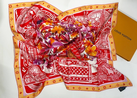 Hermes платок артикул 282932BW в интернет-магазине «GLOBESTYLE»