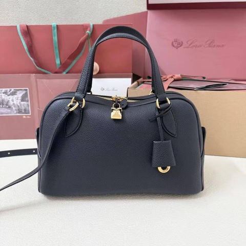 Loro Piana сумка женские натуральная кожа черные премиум 950553EV