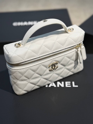 Chanel сумка женские натуральная кожа белые премиум 897302EK