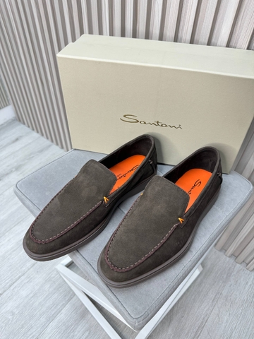 Santoni лоферы артикул 747406VQ в интернет-магазине «GLOBESTYLE»