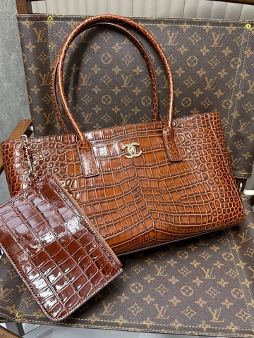 Chanel сумка женские натуральная кожа оранжевые люкс 576260QH