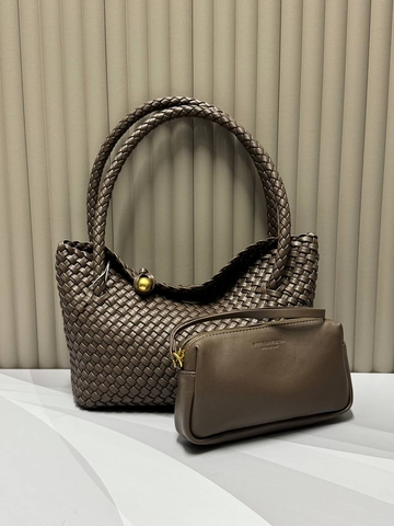 Bottega Veneta сумка женские натуральная кожа зеленые люкс 114195ZZ