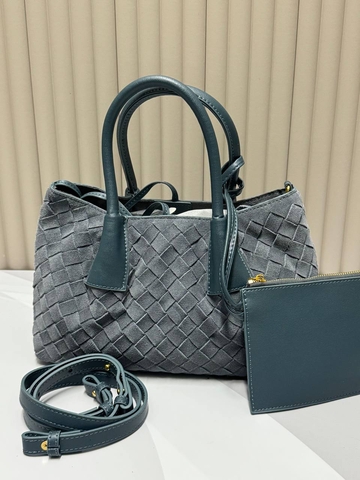 Bottega Veneta сумка женские натуральная замша голубые люкс 502881TY