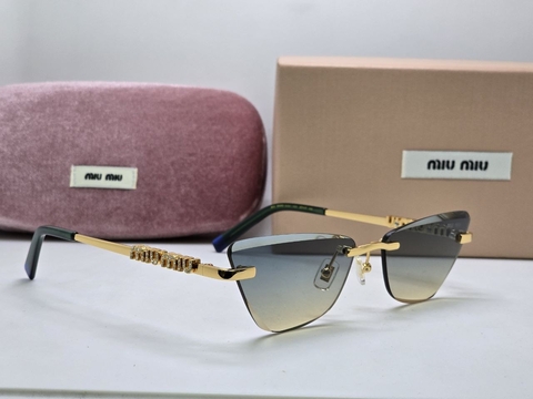 Miu Miu очки женские золотистые премиум 218268ZL
