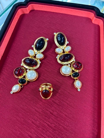 Yves Saint Laurent клипсы артикул 173476DB в интернет-магазине «GLOBESTYLE»