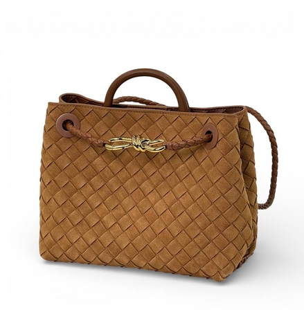 Bottega Veneta сумка женские натуральная замша оранжевые премиум 135420PM