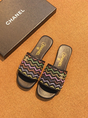 Chanel шлепанцы артикул 162240SC в интернет-магазине «GLOBESTYLE»